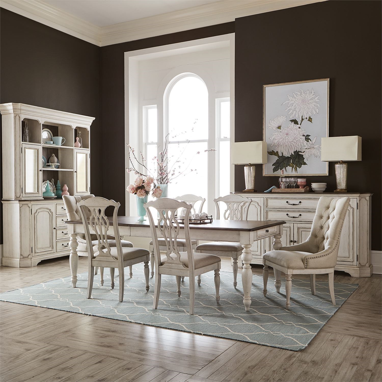 Liberty Furniture Abbey Road 455W Dining Room Group 5 Formal Dining